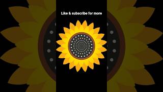 flower 💐 vector in corel #flowers #vectordesign #coreldrawtutorial #design