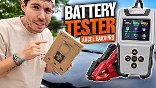 Testing your Car Battery just got Easier with the Ancel BA101 Pro! Just hook it up!