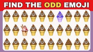 Find The ODD One Out🐵🤡😱| Puzzles for GENIUS - Emoji Edition ✅|Emoji Quiz Challenge