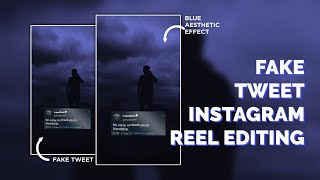 Fake Tweet Aesthetic Reel Edit | Quote Instagram Reel Editing | Stripes / Wave Effect Alight Motion screenshot 3