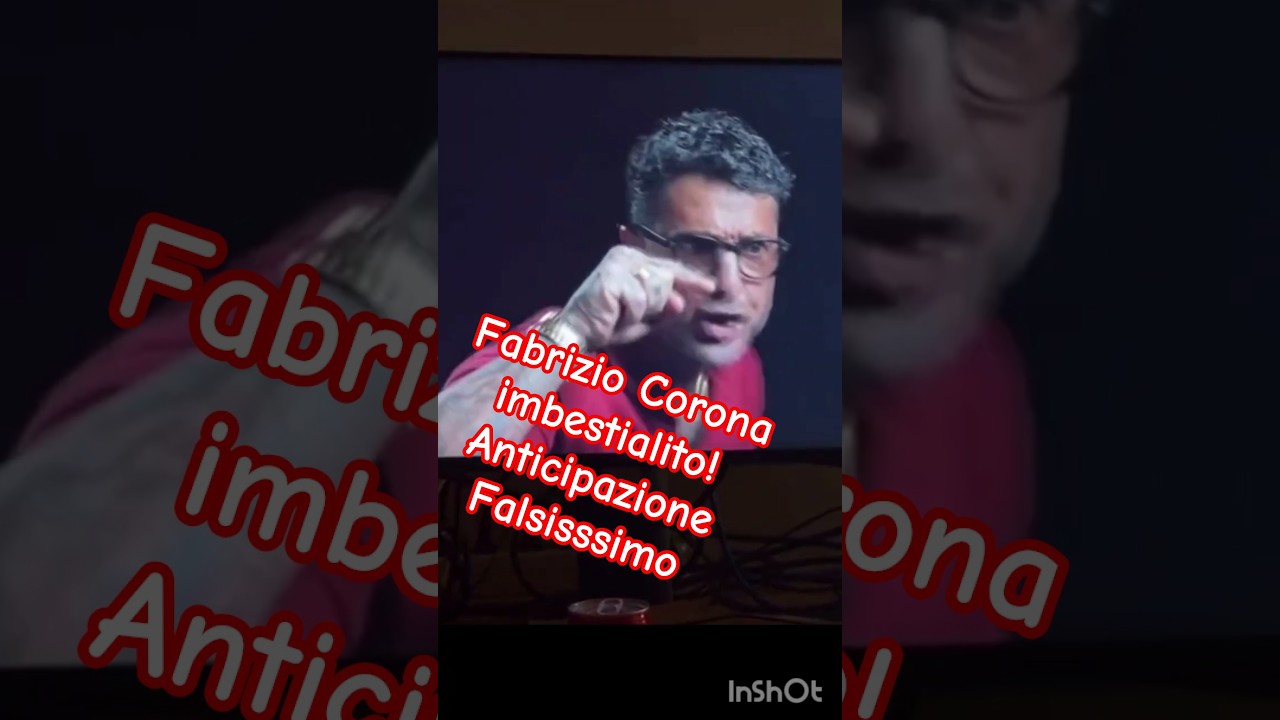 Fabrizio Corona imbestialito per il sequestro di Falsisssimo! Esclusiva Freskoni