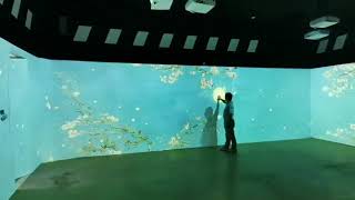 Famous Multi Screen large screen finger touch immersive art experience wall interactive projection mapping Wealth