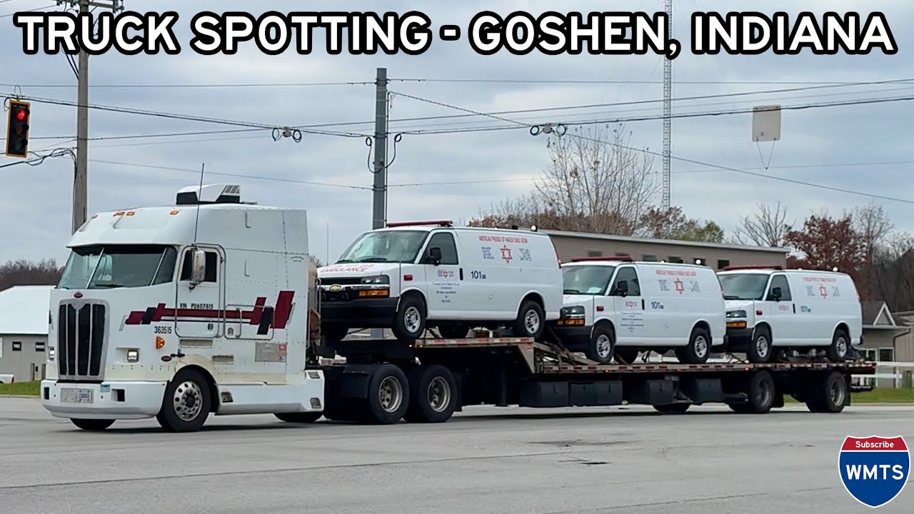 Truck Spotting in Goshen, Indiana - Vol. 7