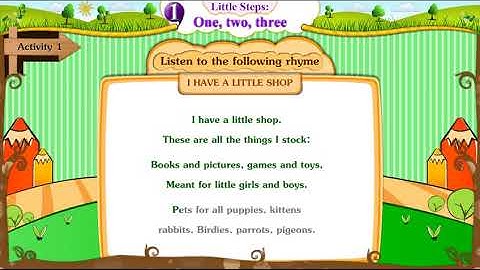 I Have Little Shop (Reading) | Standard 5 Semester 1 English chapter 1 Activity 1 |  Little Steps