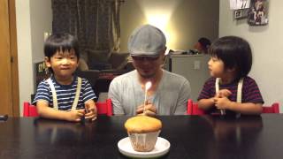 (2Y10M) Happy Birthday to papa!