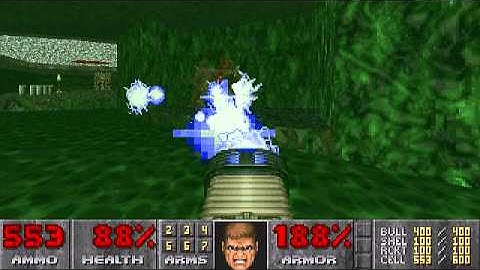 DOOM 2 - Level Design - Nukage Area - Last test run before Alpha