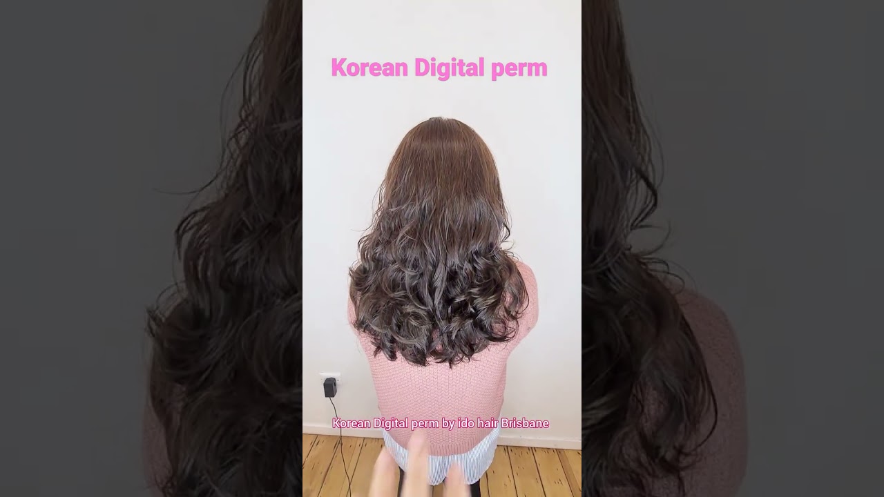 Korean Digital perm Brisbane/ Korean hair salon Brisbane/ Japanese hair