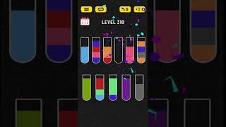 🏅 Water Sort 🧪 LEVEL 310 🧪 #shorts #watersort #puzzle #walkthrough #solution #guia #guiarapida