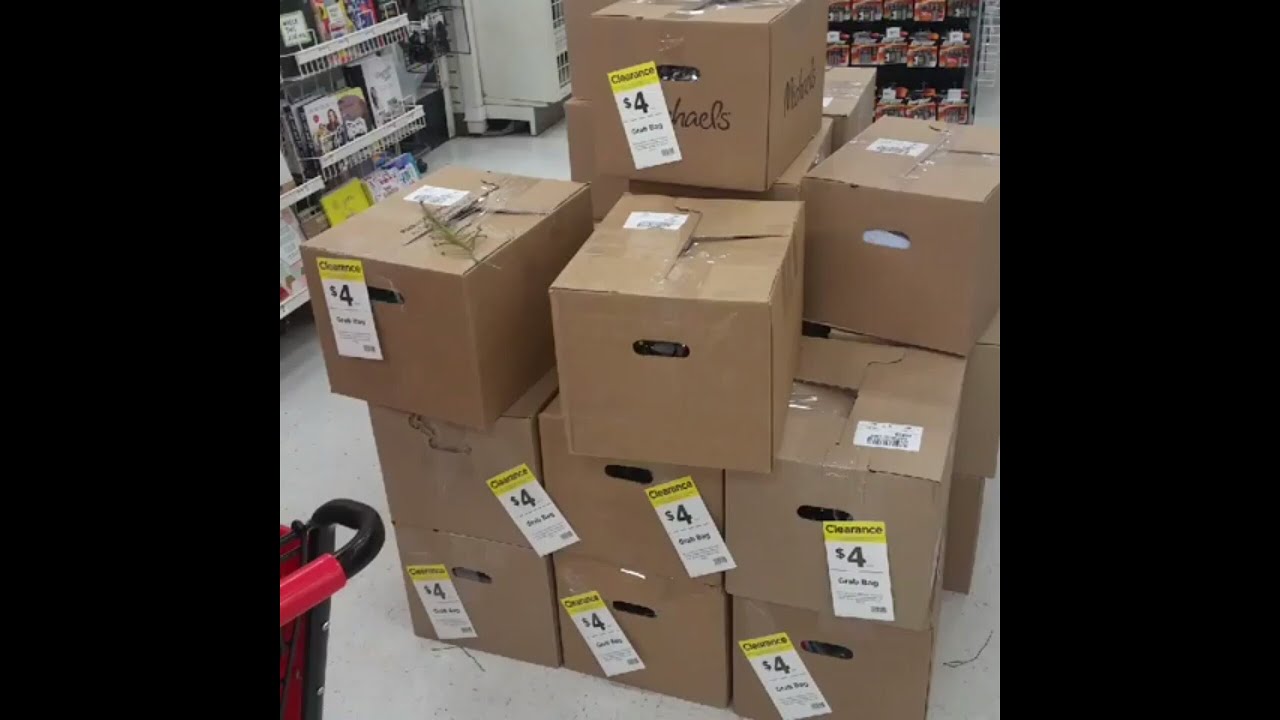 Michaels $4 Grab BOXES?!