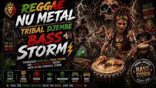 Reggae Nu Metal | Tribal Djembe Bass Storm ⚡🔥 #reggaenumetal #tribaldjembebassstorm #tribalgroove