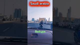 Bach gya #newchinal #automobile #love #blog #trending #rider #saudiarabia #saudi