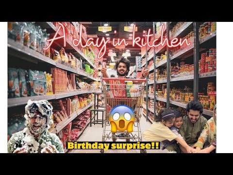 My day in kitchen 🤯| Surprise birthday by family 😍| Adeel Murtaza vlogs