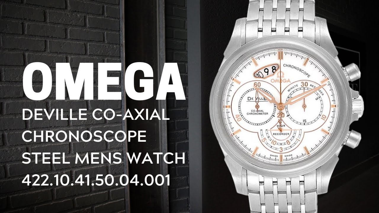 Omega DeVille Co-Axial Chronoscope Steel Mens Watch 422.10.41.50