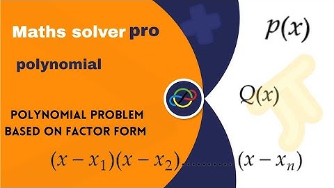 polynomial problem |factor form of polynomial (olympiad level)