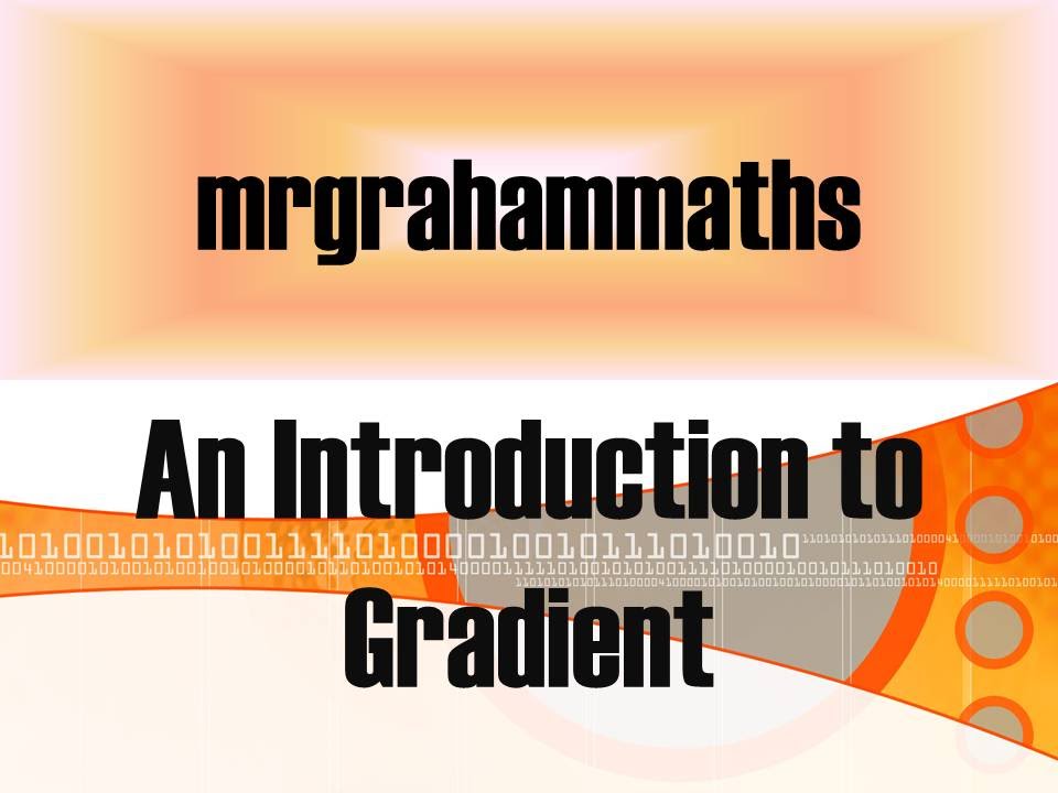 National 4/5 Maths Introduction to Gradient - YouTube
