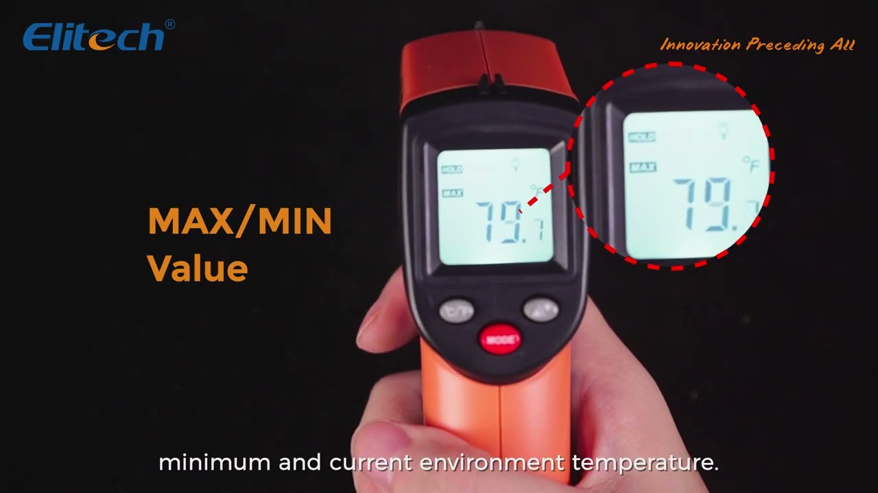 Meet the new Elitech DIT-220 Infrared Thermometer!