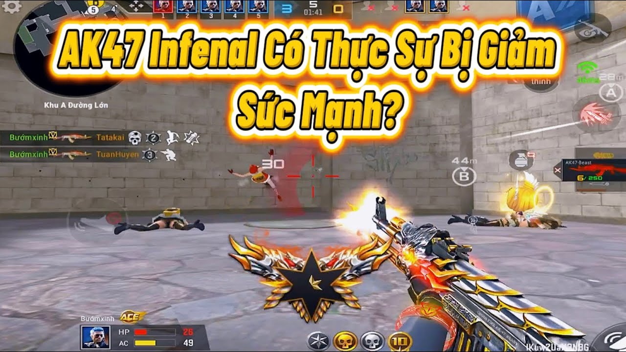 CF Legends : AK 47 Infenal Có Phải Cây Này Đang Bị Kìm Hãm Sức Mạnh ? 