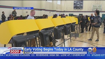 Early Voting Begins In LA County: What You Need To Know