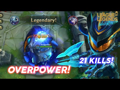 21 KILLS PAKE FIZZ ASSASSIN TER-INSTANT KILL DI LOL! - LEAGUE OF LEGENDS: WILD RIFT INDONESIA