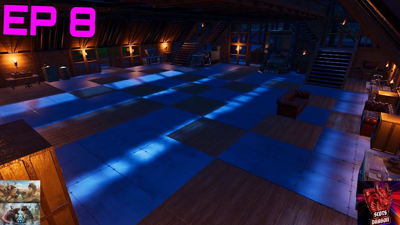 Herbivore Island Lagoon Base Interior ! Ark Survival Ascended:The ...