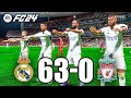 Fifa 24  messi ronaldo mbappe neymar all stars  real madrid 63  0 liverpool