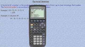 Factorial Notation