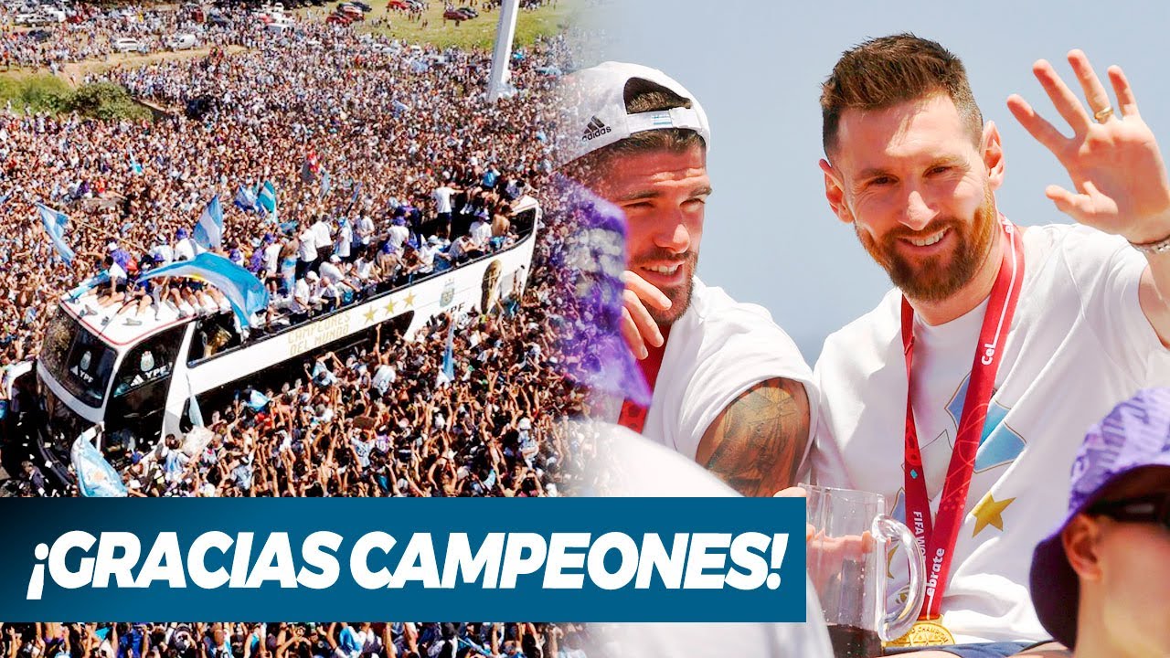 ¡GRACIAS CAMPEONES DEL MUNDO! COBERTURA COMPLETA DE LOS FESTEJOS POR LA SELECCIÓN ARGENTINA