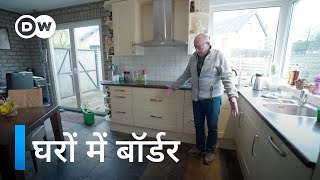 Their kitchen is in Belgium and their home is in Holland [Baarle - The town divided by a border]