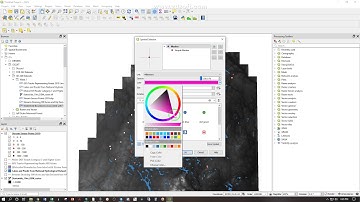 GIS 300 Week 1: Opening QGIS, loading and symbolizing raster DEM, points, lines, and polygons