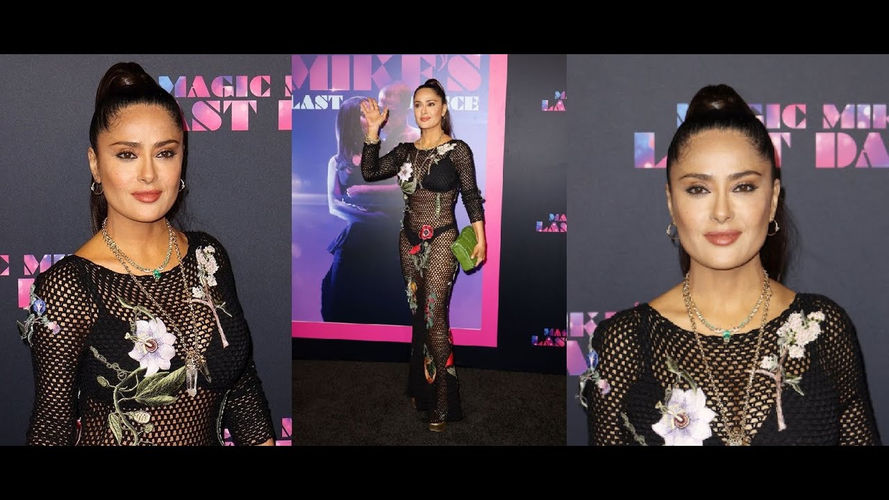 Salma Hayek's see through dress leaves Channing Tatum speechless: 'I ...
