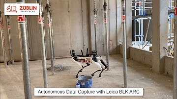 Leica BLK ARC + Boston Dynamics SPOT - testing with Strabag/Zublin