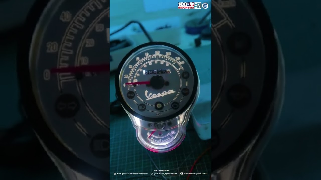 custom speedometer vespa lxv 🔥 🔥