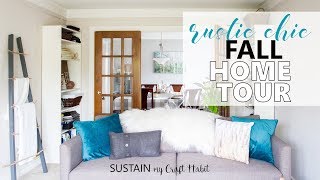 2017 RUSTIC CHIC FALL HOME TOUR! Featuring Natural Textures and Jewel Tones