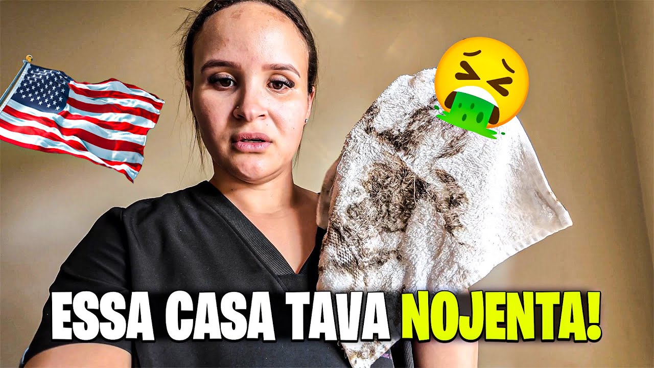 FIZ UMA DEEP CLEAN E ME ARREPENDI | A CASA ESTÁ IMUNDA |  FAXINEIRA NOS EUA
