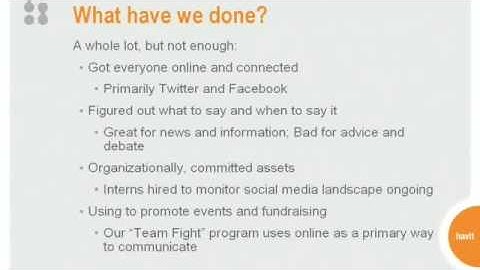 Fundraising for Non-Profits in the Web 2.0 Era Webinar Part 3