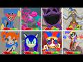 Poppy Playtime: Chapters 1,2,3,4,5,6 - All CHASES and FINAL Bosses With HEALTHBARS in BRIGHT Mode!