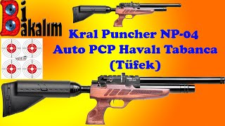 Kral Puncher NP-04 Auto PCP Havalı Tabanca (Tüfek) Kutu açılımı ve Dürbün takma !