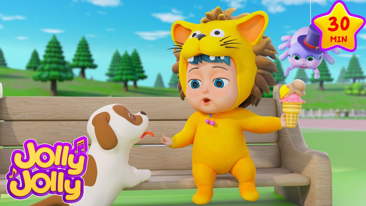 Бинго, Баа-баа черная овца, Пять уток и многое другое | Jolly Jolly на испанском языке - Детские пес