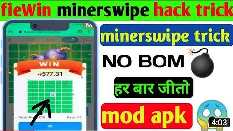 fiewin Minesweeper Hack Trick// mood apk unlimited//trick mood hack tricks New tricks today winging