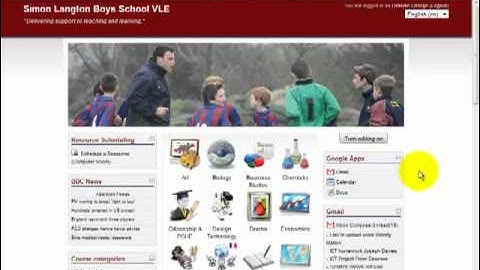Getting to your email account using Moodle