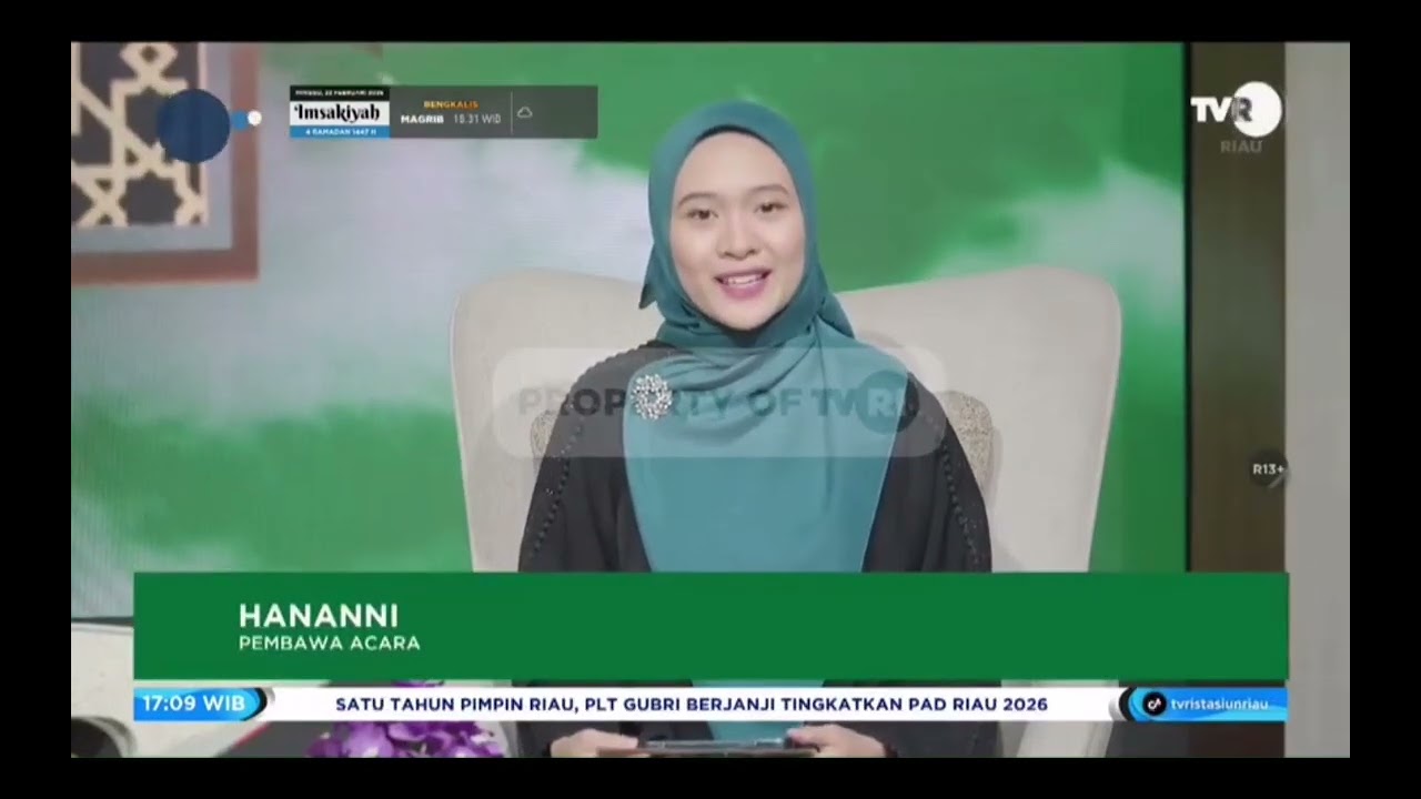 HIKMAH RAMADHAN TVRI Bersama Dr. Dian Oka Putra,M. Sy