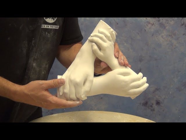 Lifecasting Tutorial: Repairing Hand Casts and Patching Air Bubbles 