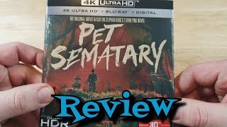 Pet Sematary 4K Unboxing and Review - Horror - Thriller