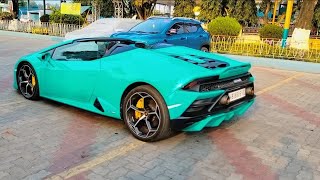 Porsche just on a fire 🔥🔥 kids reaction Azad hind dhaba #publicreaction #supercars #kidsreaction