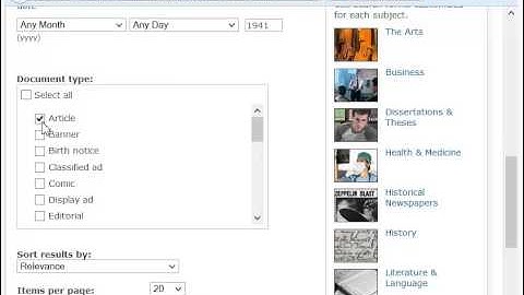 Using ProQuest Historical Newspaper Database in the GMU LIbrary