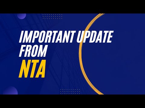 IMPORTANT update from NTA