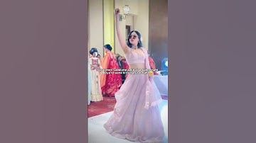 Thumbnail of solo dance performance for bride | sangeet dance #shorts #reels #dance #bride #weddingreels #trend