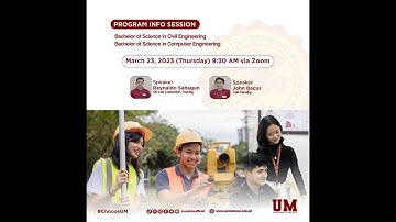 PROGRAM INFO SESSION | BS Civil Engineering | BS Computer Engineering