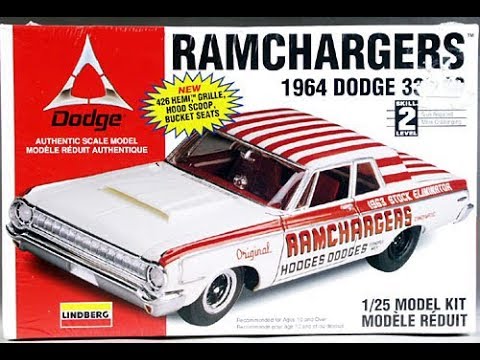 Ramchargers 1963-64 Dodge 330 1/43rd Scale Slot Car Waterslide Decals 