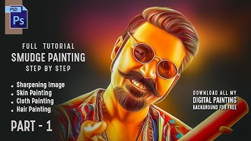 SMUDGE PAINTING |  DIGITAL PAINTING PHOTOSHOP TUTORIAL - PART 1